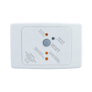 Clipsal 2000 Series Flush Switch 1 Gang, 2 Pole, 250VAC, 10mA, Vertical, RCD Protected | White Electric
